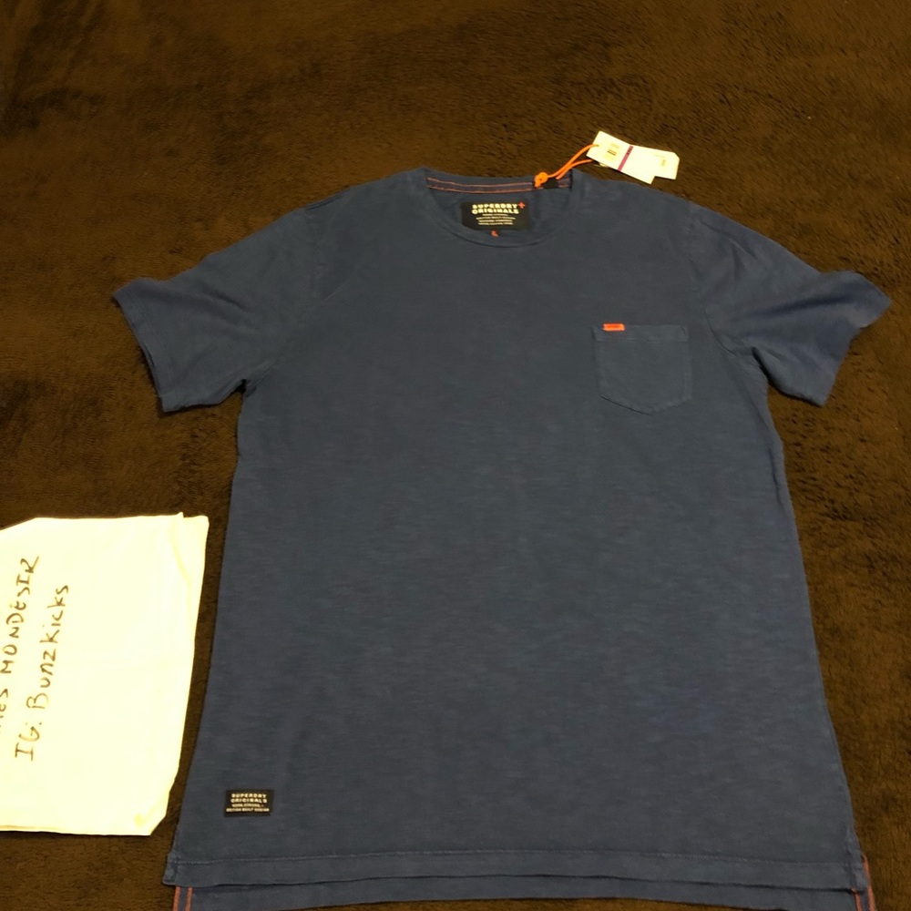 SOLD!! Super dry originals pocket short sleeve tee